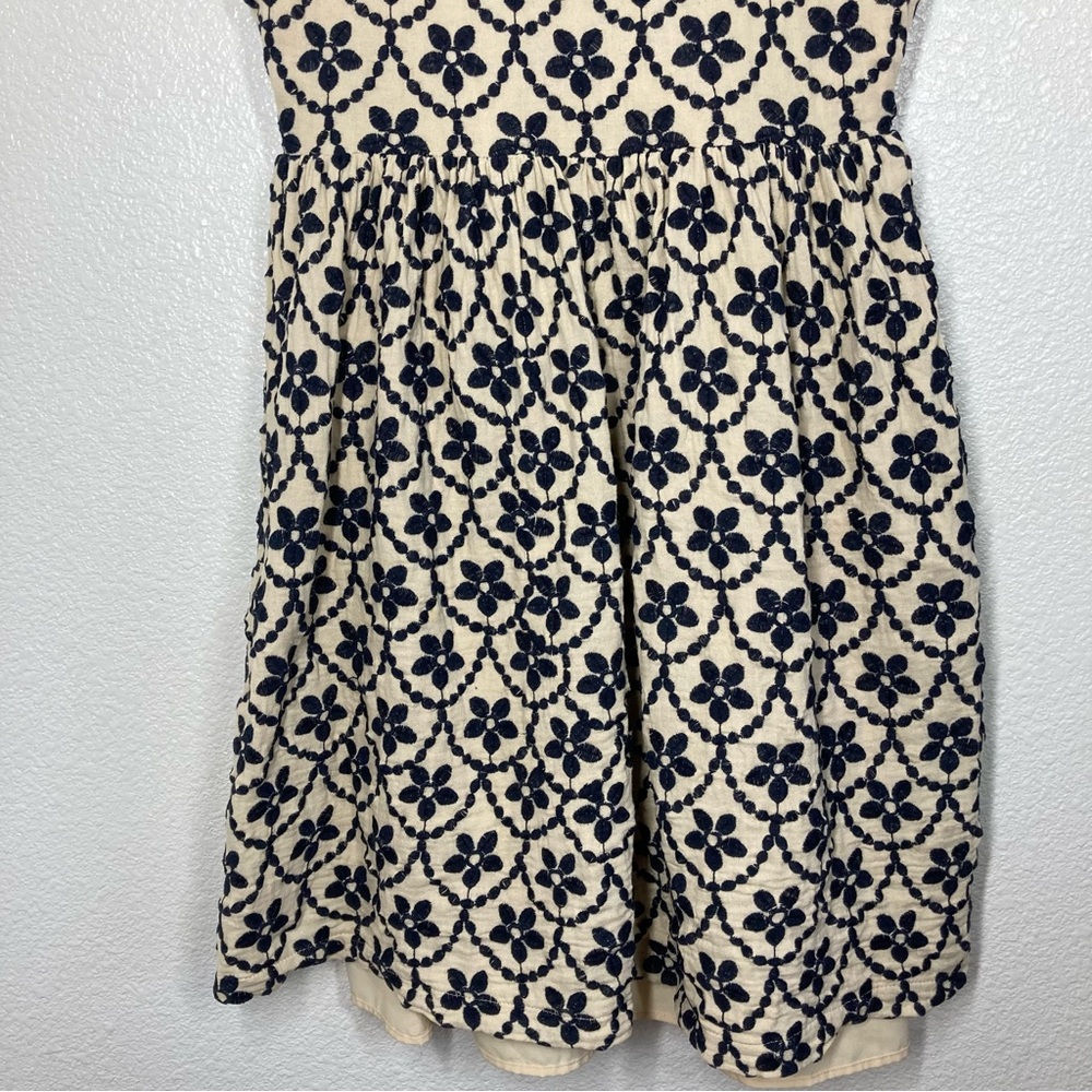 Sunday in Brooklyn Embroidered Fit & Flare Sleeveless Dress M Anthropologie - Picture 5 of 15